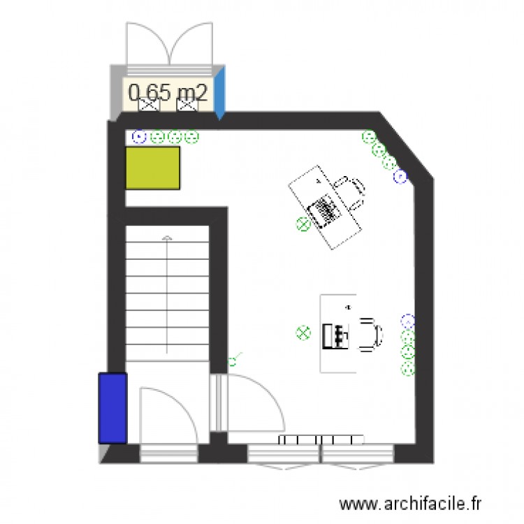 BUREAU RDC. Plan de 0 pièce et 0 m2