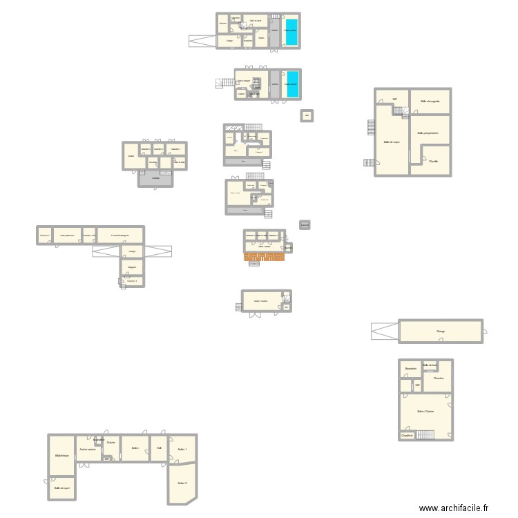GERVRAUD_3. Plan de 79 pièces et 162 m2