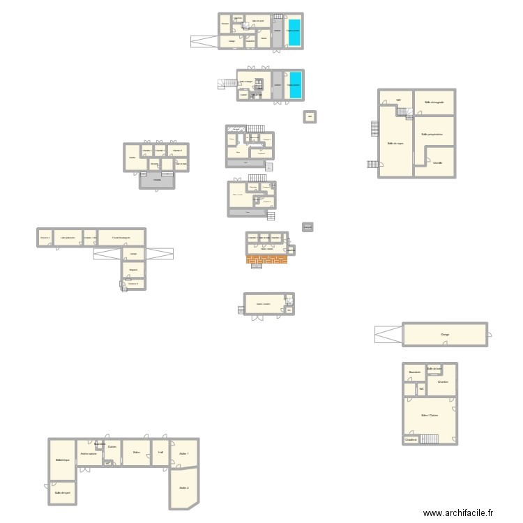 GERVRAUD_3. Plan de 71 pièces et 104 m2