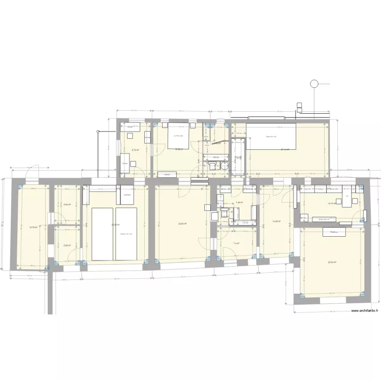 Projet location RC. Plan de 