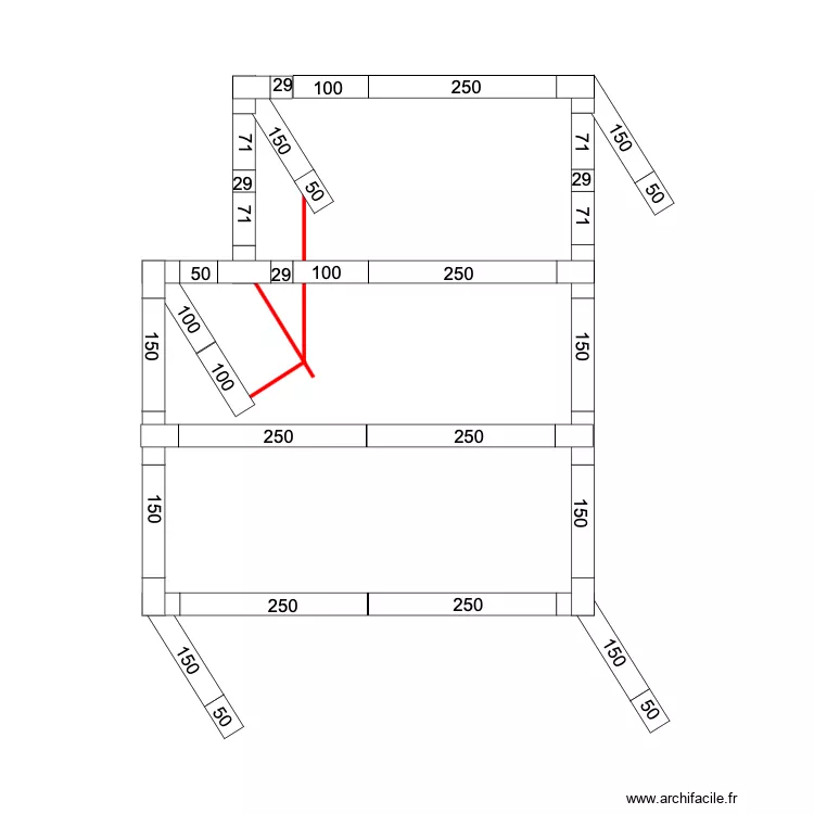 Truss UER avec renforts angle. Plan de 