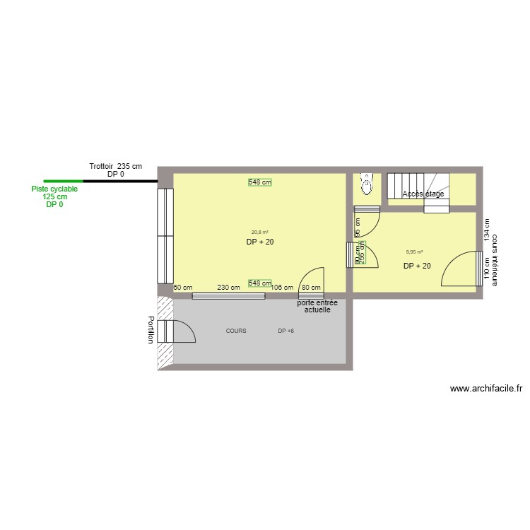 BREIZH ILIEN AVANT TRAVAUX. Plan de 0 pièce et 0 m2