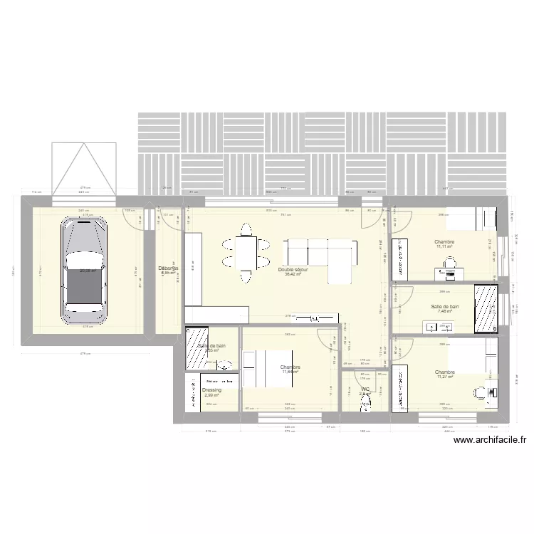 maison travail grp 5. Plan de 