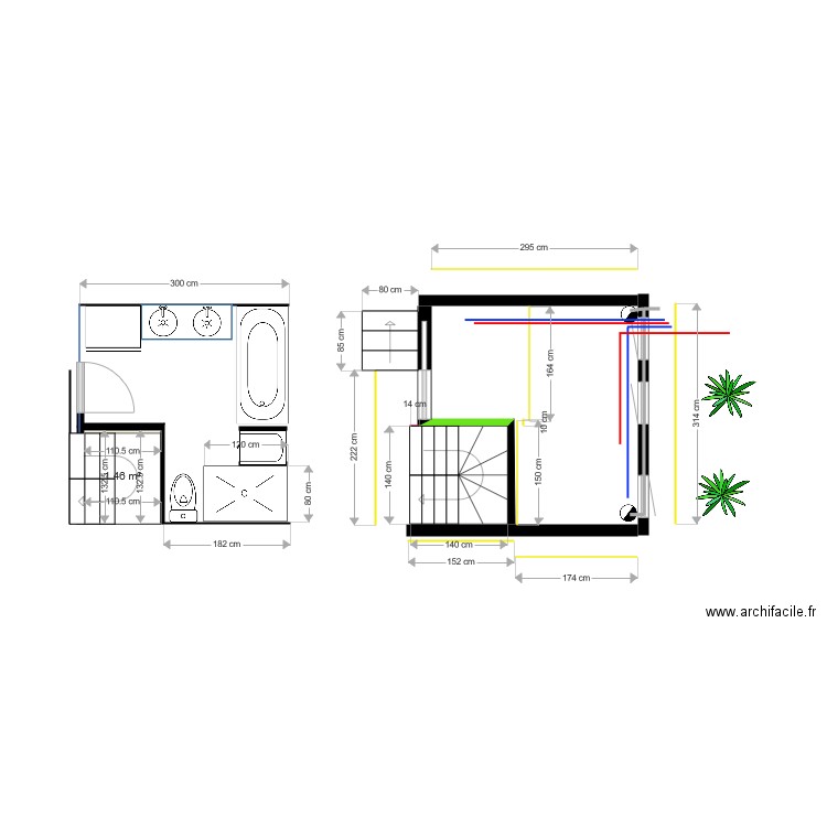 salle de bains3. Plan de 0 pièce et 0 m2