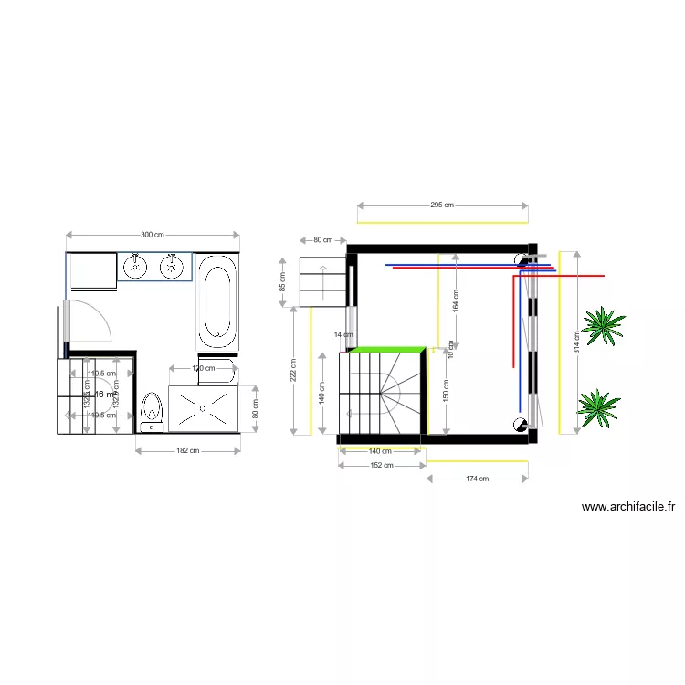 salle de bains3. Plan de 