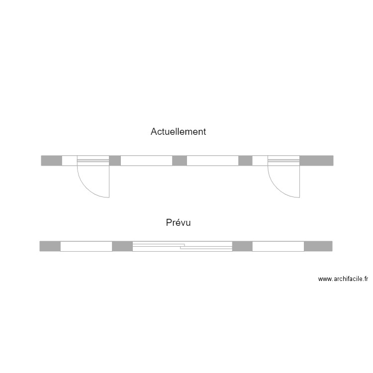 Fenêtres salon. Plan de 0 pièce et 0 m2