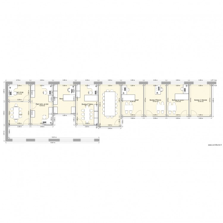 Couloir RD. Plan de 0 pièce et 0 m2