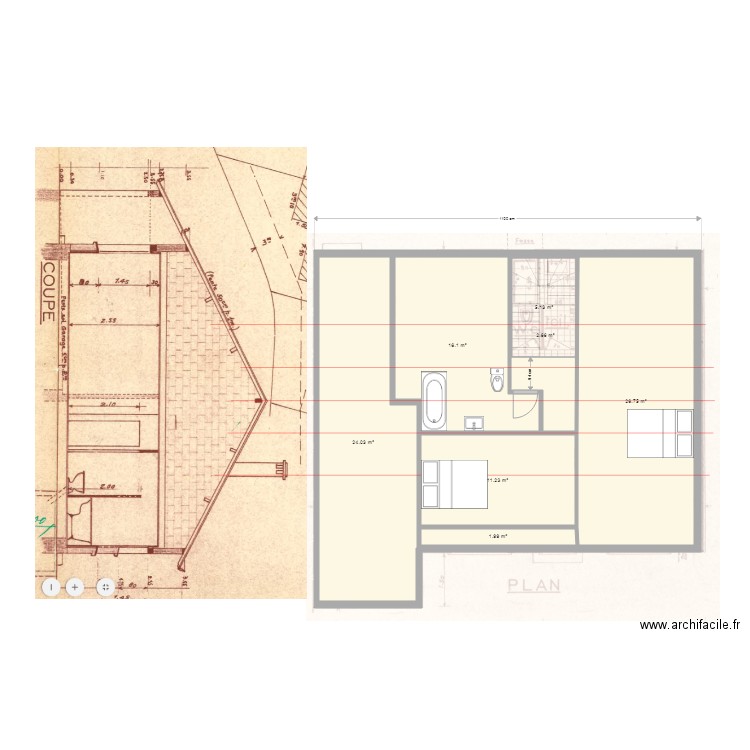 Idée 2. Plan de 0 pièce et 0 m2