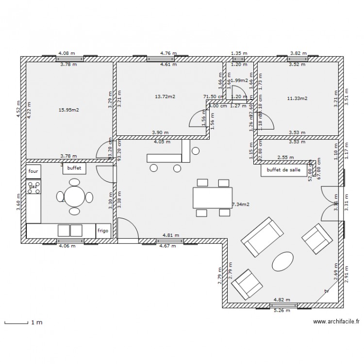 plan chalet n 2. Plan de 0 pièce et 0 m2