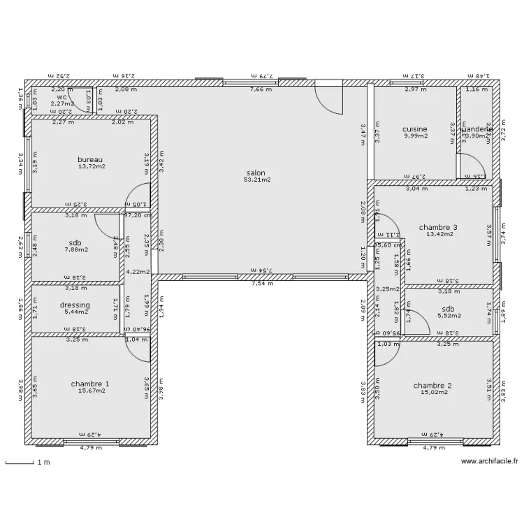 maison. Plan de maison. Plan de
