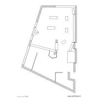 plan de pharmacie mur porteur avec agencement v1