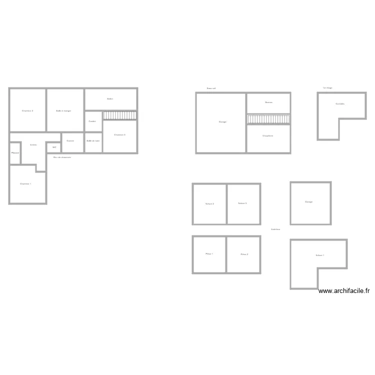 AV CHARLE GAULES 205BIS. Plan de 