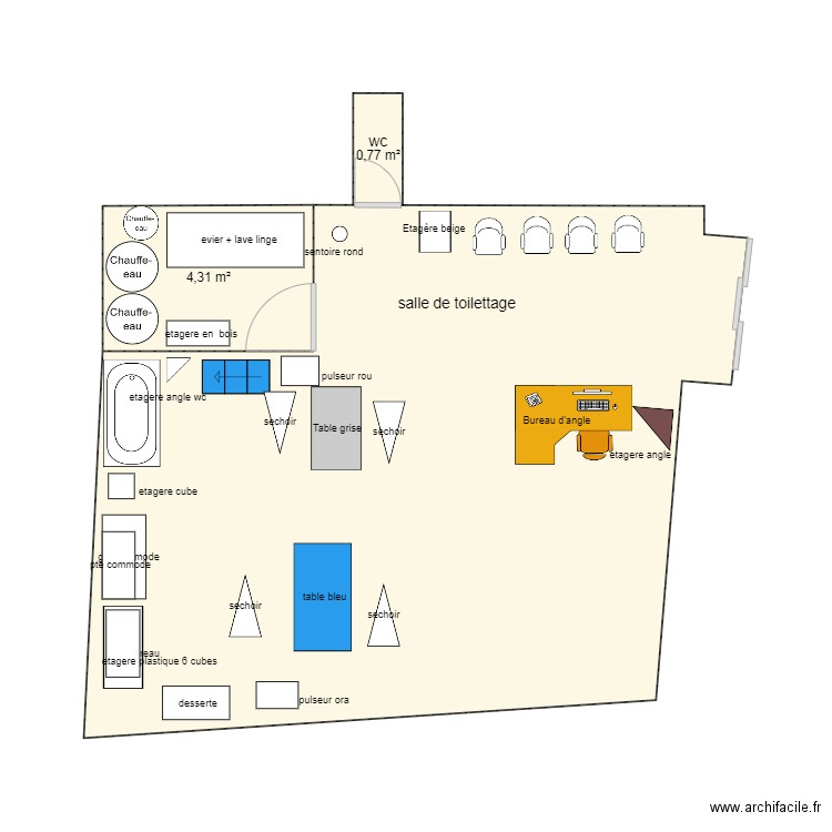 nouveau salon 3. Plan de 0 pièce et 0 m2