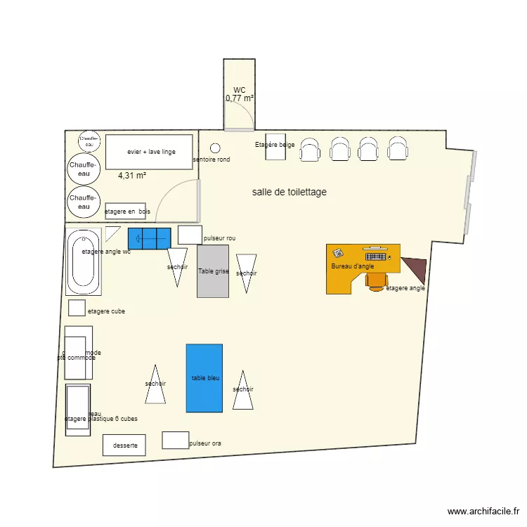 nouveau salon 3. Plan de 