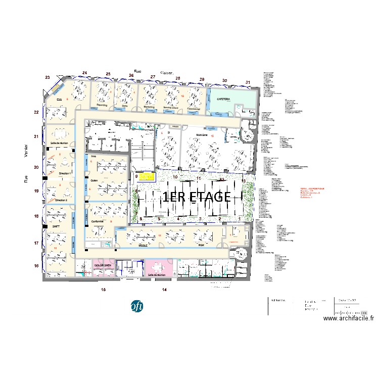 PlanV16. Plan de 171 pièces et 4273 m2