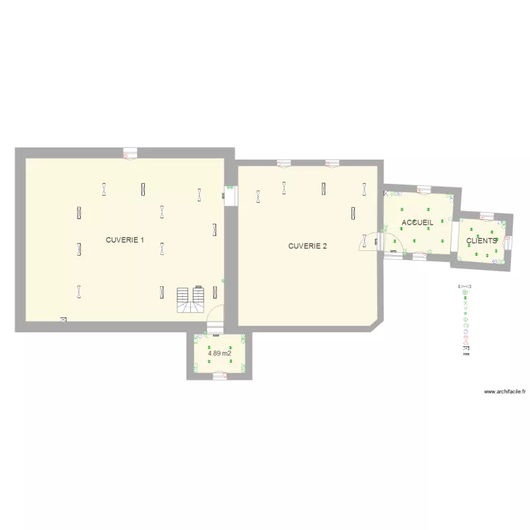 plan ETAGE MOREY Thomas. Plan de 