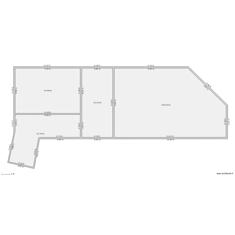 Ossature Porteuse Oller Ren&eacute; A1/L1. Plan de 