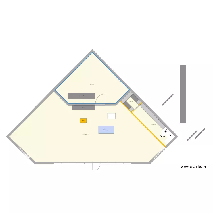 Plan 5 magasin. Plan de Plan 5 magasin. Plan de