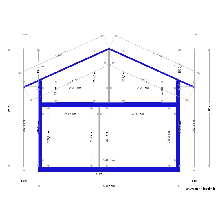 CERFONTAINE coupe toit étage rez ok. Plan de 0 pièce et 0 m2