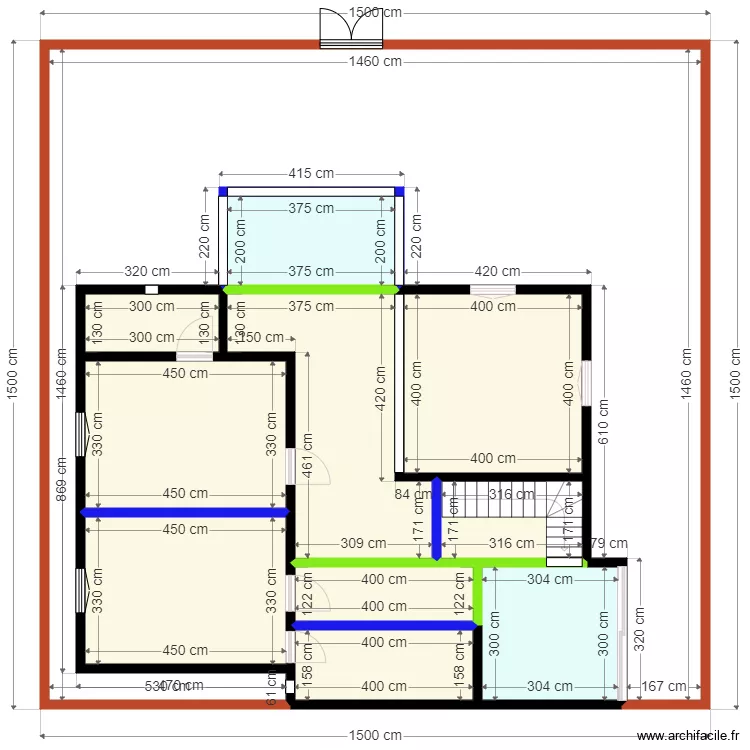 T15x15 DPLX 36121222 R1. Plan de 