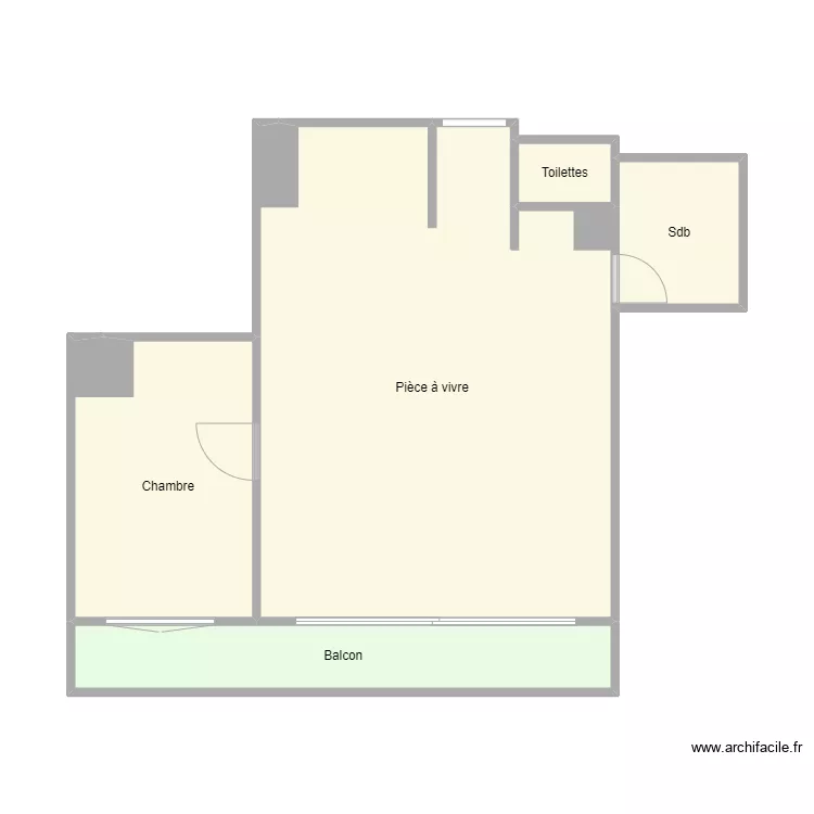 Appartement Bxl. Plan de 