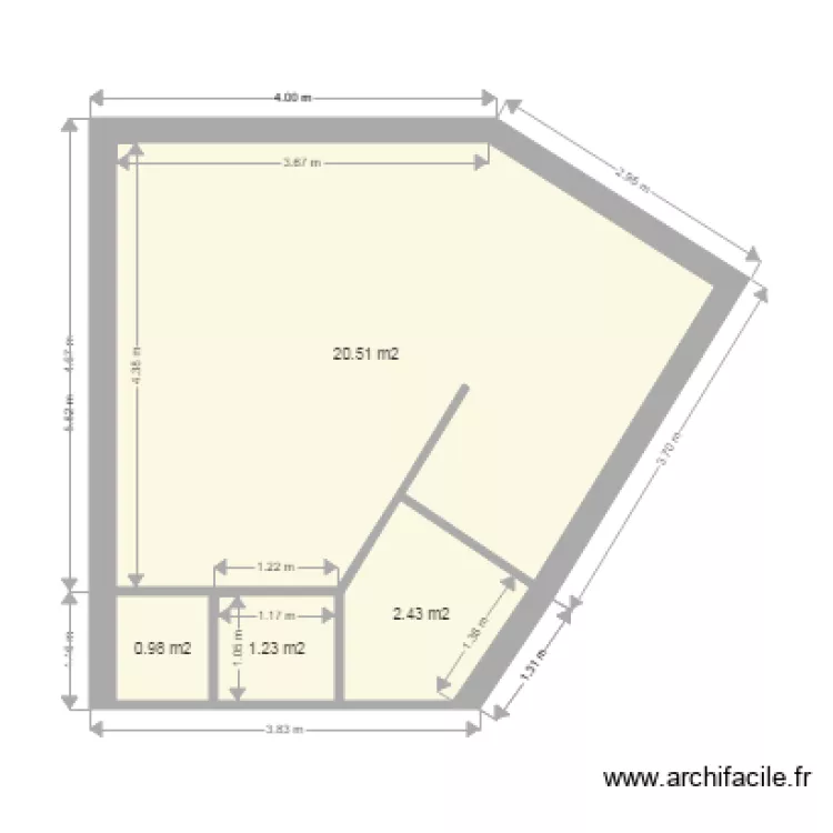 LEGENDRE BRUNET. Plan de 