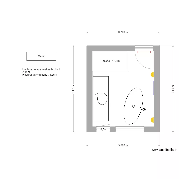 Salle de bains 8. Plan de Salle de bains 8. Plan de