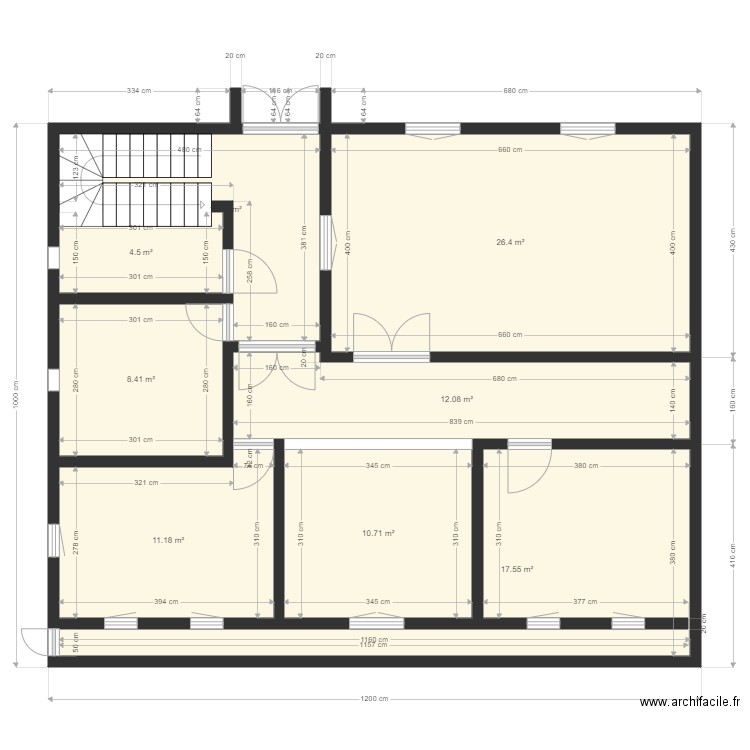 Clien Sidi Med 12x10. Plan de 0 pièce et 0 m2