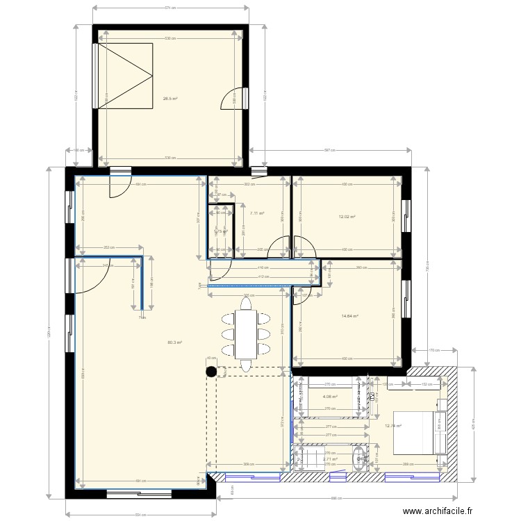 FRANCIS 2 PROJET. Plan de 0 pièce et 0 m2