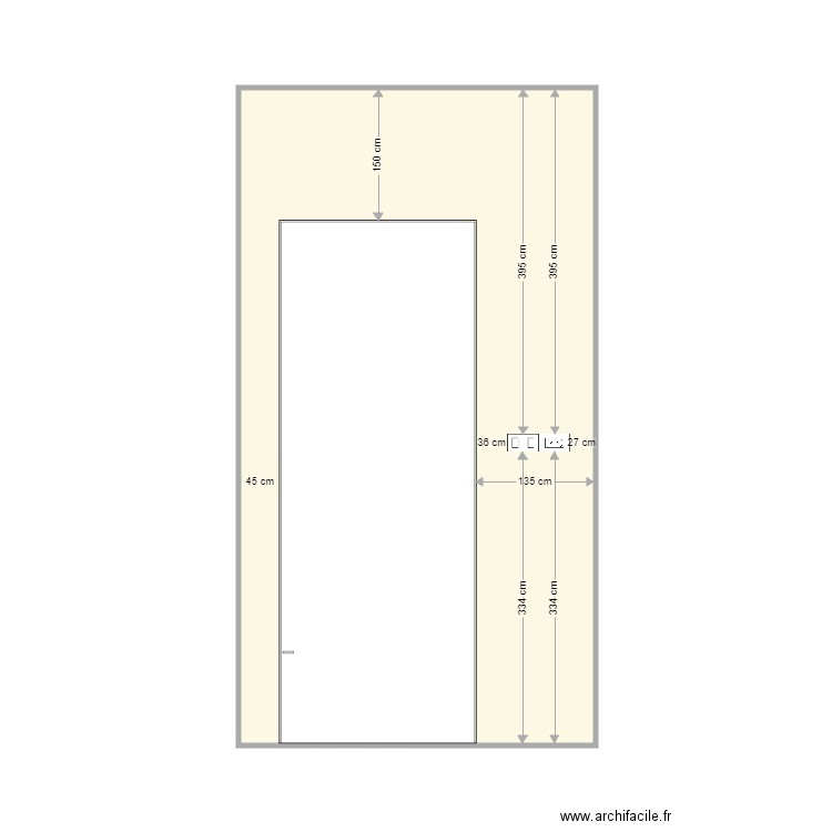 wall 16 2 master bathroom plugs X 3. Plan de 1 pièce et 30 m2