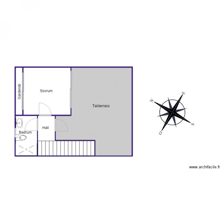 Sinergia takvåning takterrass. Plan de 0 pièce et 0 m2