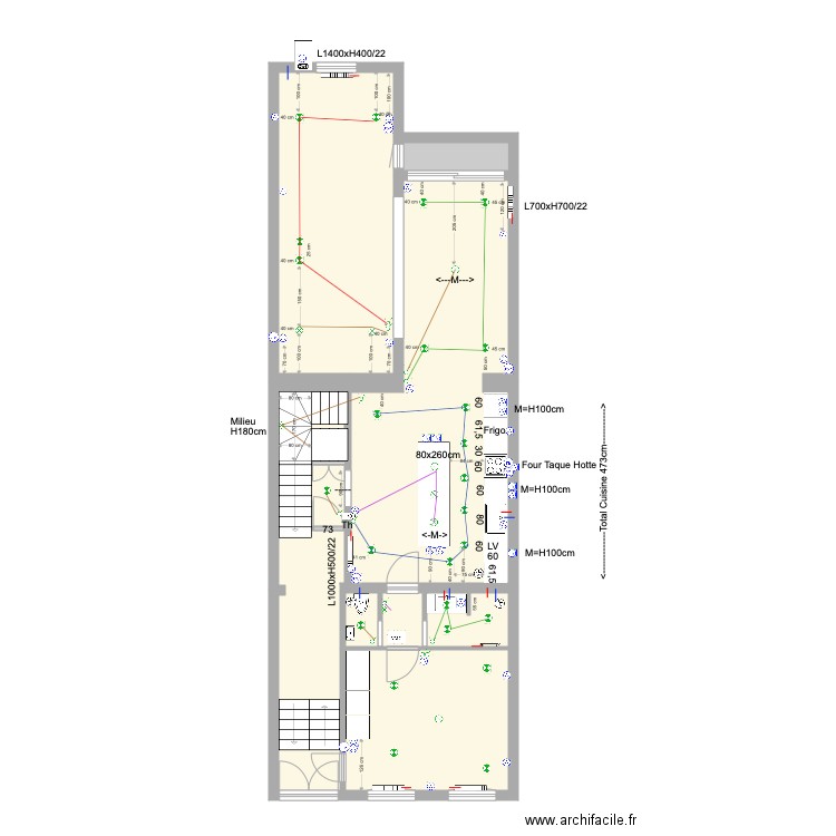 Tabellion Bel étage Chambre Rez Placards. Plan de 0 pièce et 0 m2