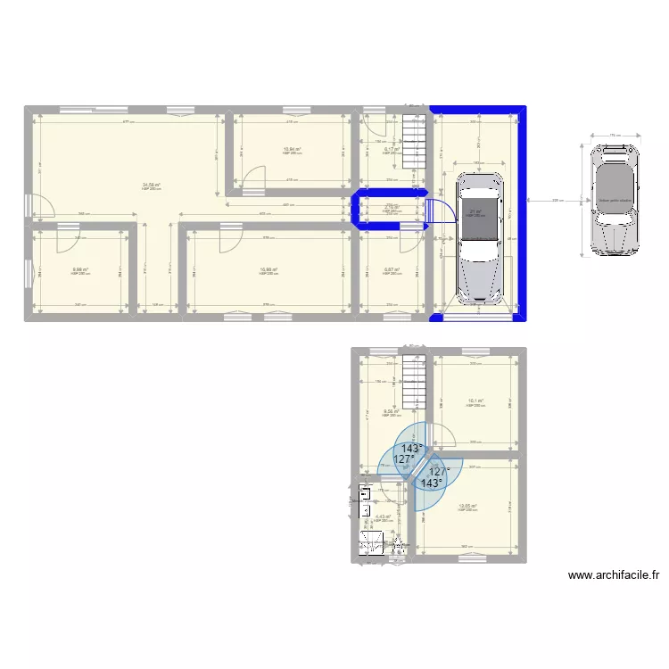 moranc&eacute;. Plan de 