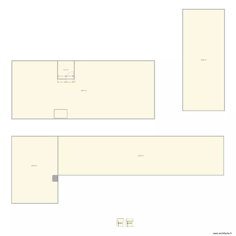 la roche vide. Plan de 