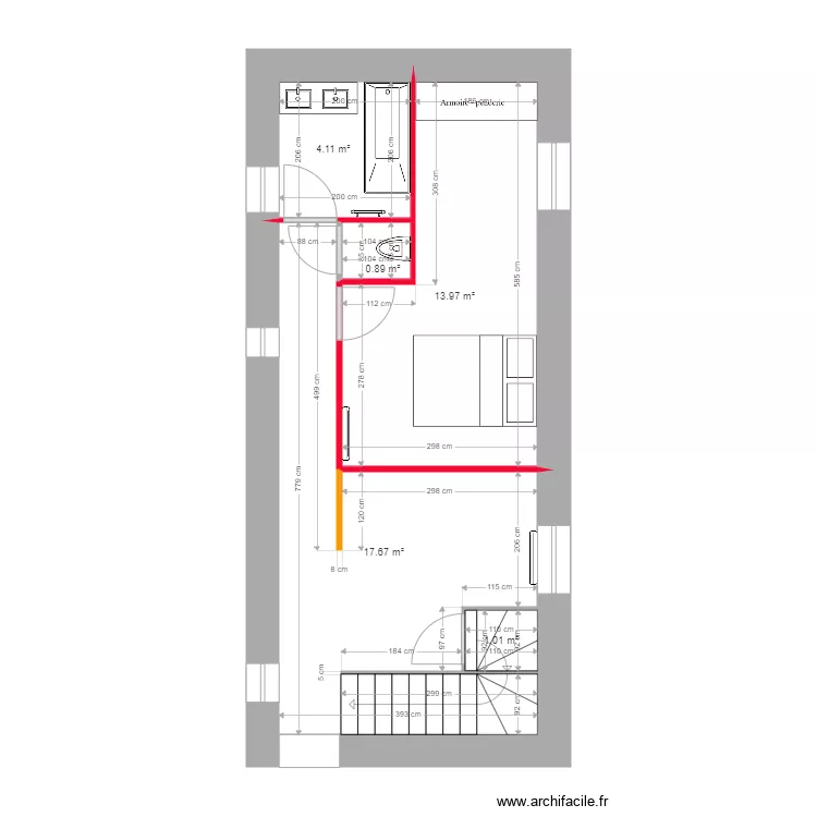 Rochet &eacute;tage projet juin 21. Plan de 