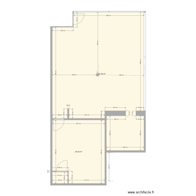 FORUM COUGOULE. Plan de 0 pièce et 0 m2