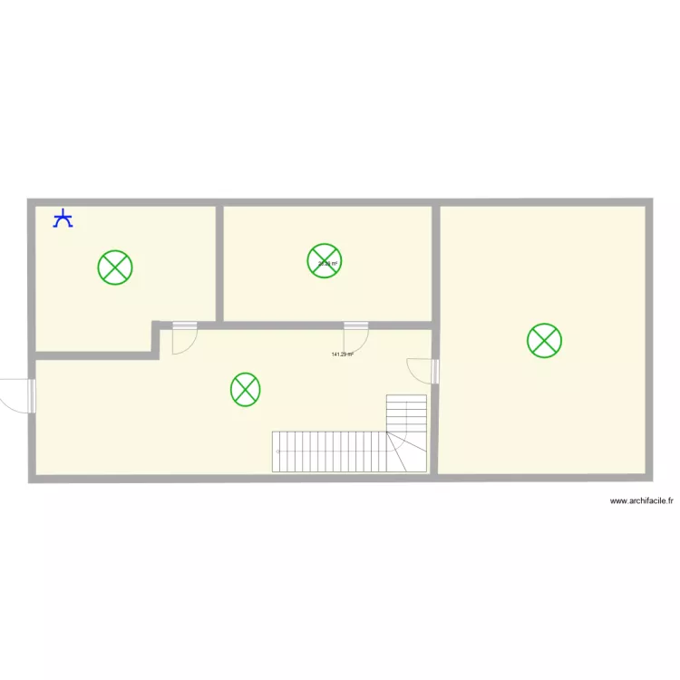 maison henri . Plan de 