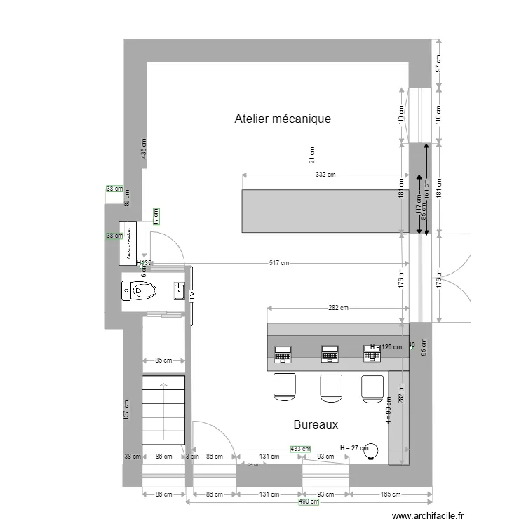Abbes Saidi 4 plan pour CNEH. Plan de 