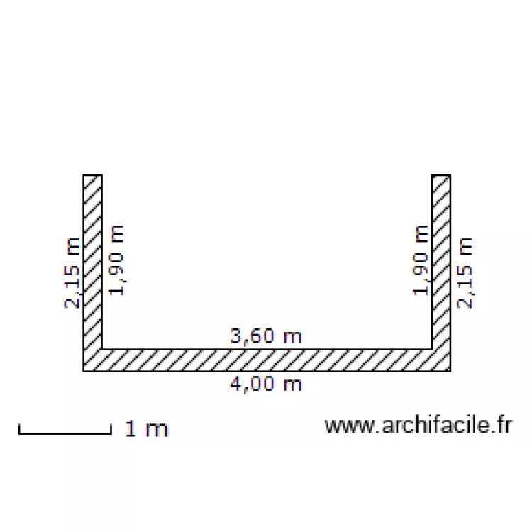 Coupe Mur Skimmer. Plan de 
