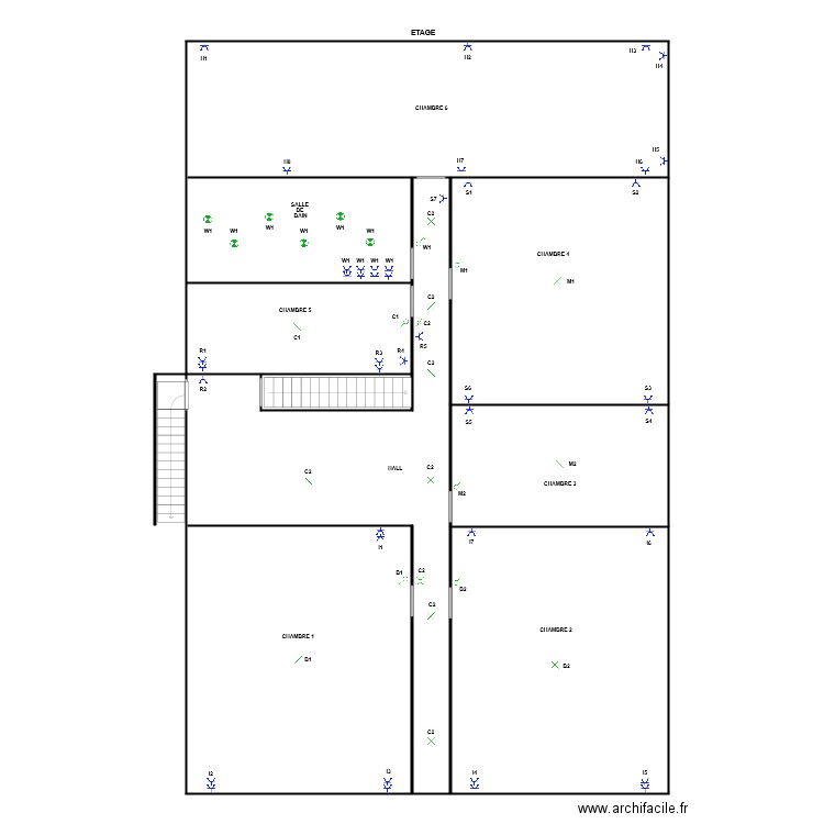 4560 Albert Warnier Etage. Plan de 0 pièce et 0 m2