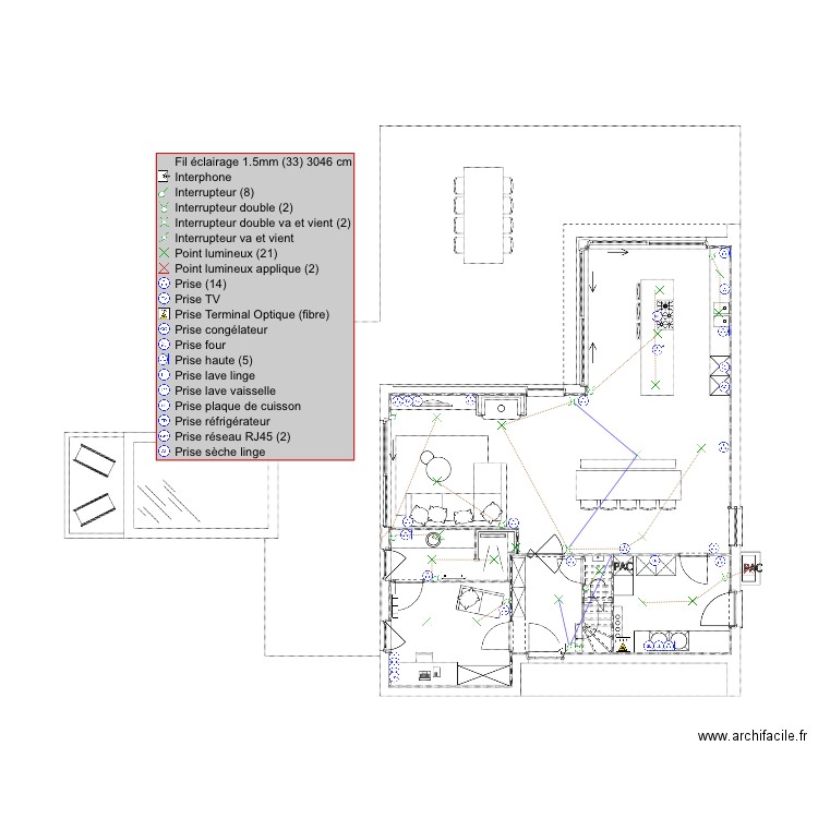 Elec rdc . Plan de 0 pièce et 0 m2