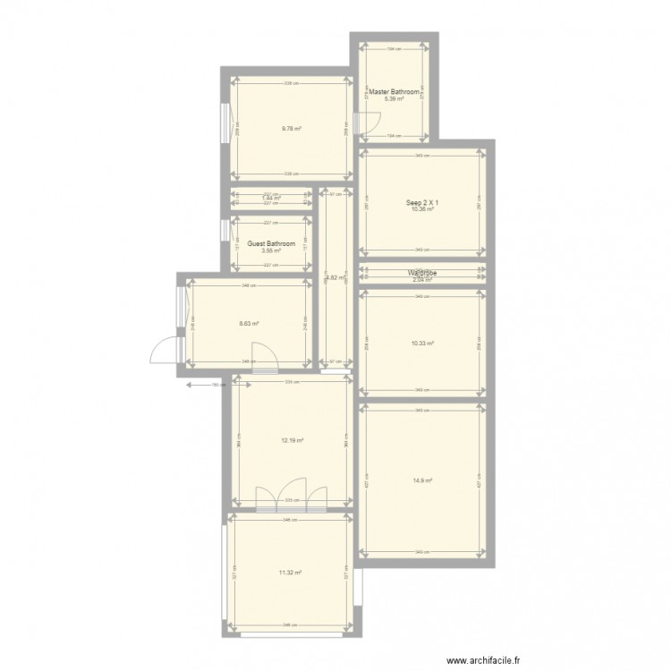 Dream Detailed. Plan de 0 pièce et 0 m2