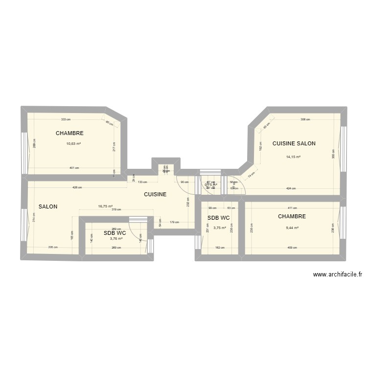 29 cavaignac V. Plan de 0 pièce et 0 m2