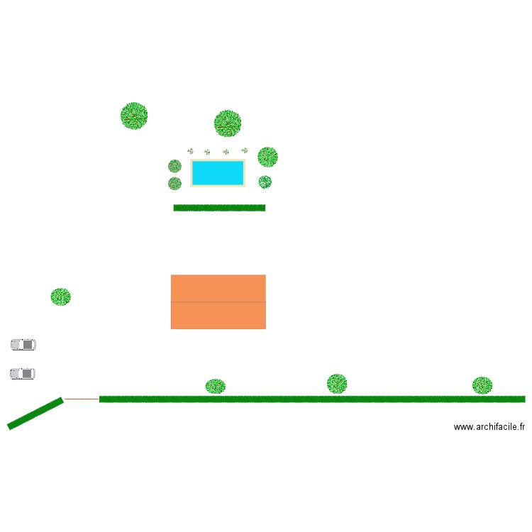 plan piscine 10. Plan de 0 pièce et 0 m2