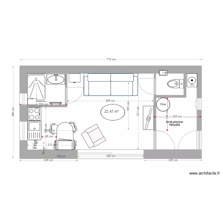 annexe mat. Plan de 
