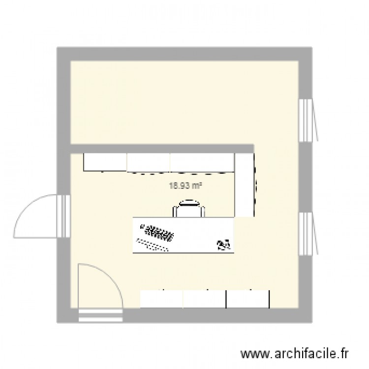 bureau nico. Plan de 0 pièce et 0 m2