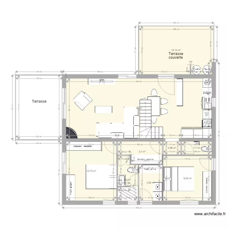 Maison perso 12 avec CH Alando 3. Plan de 