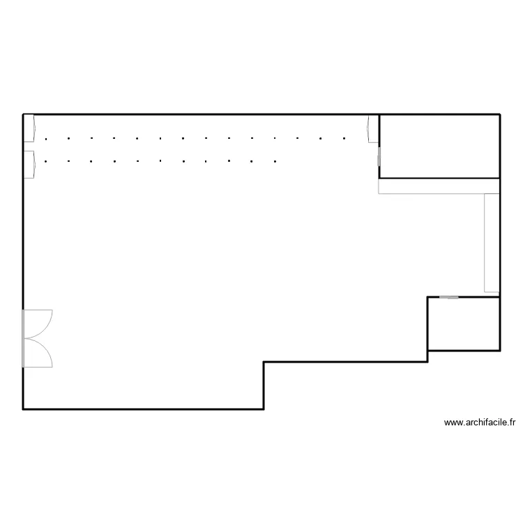 CFF labo 1 &eacute;lectronique. Plan de 