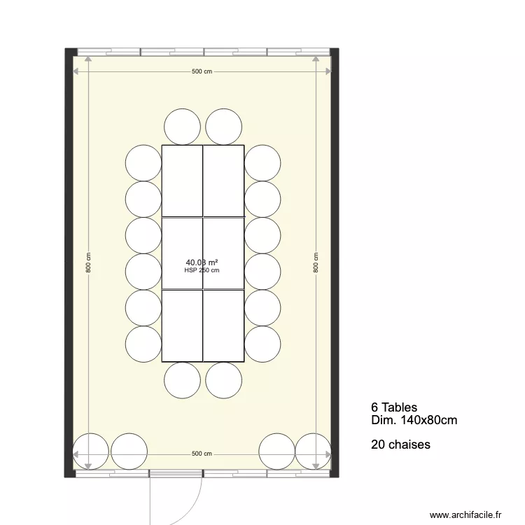 Salle de R&eacute;union 1. Plan de 