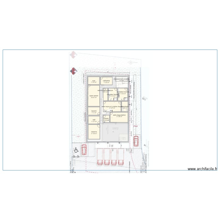 plan montussan v7 etage. Plan de 30 pièces et 837 m2